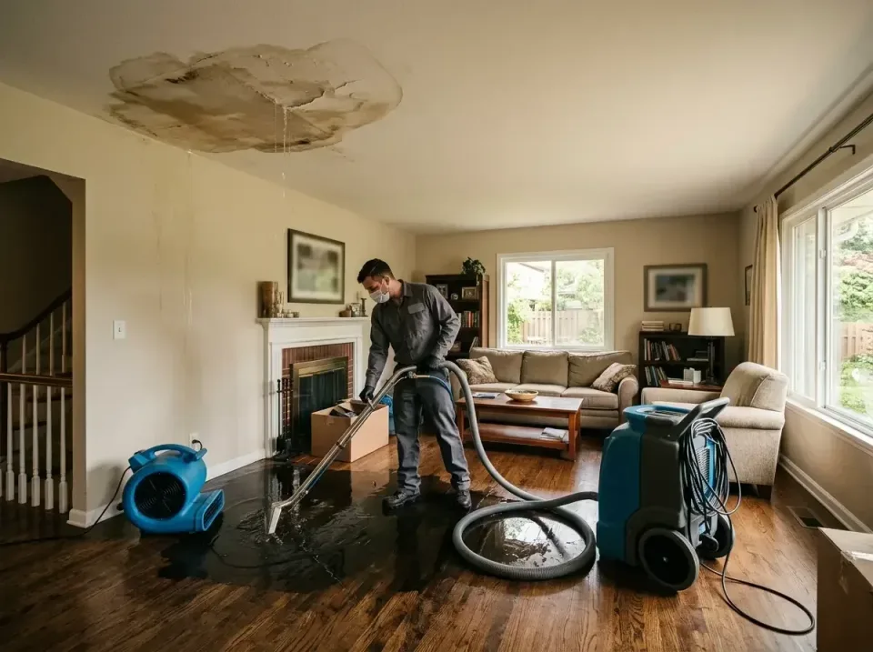 attic-pipe-burst-ceiling-drip-008 — frequently asked questions, Water Damage Restoration & Carpet Care in DeWitt, AR